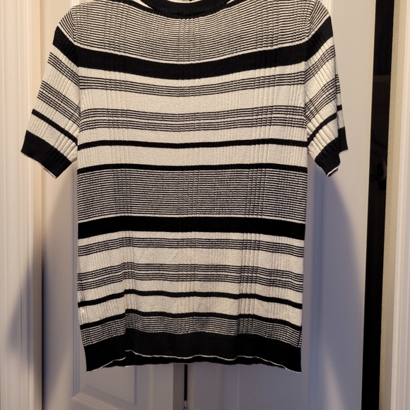 Dip white/black crew neck sweater size L - Picture 8 of 9